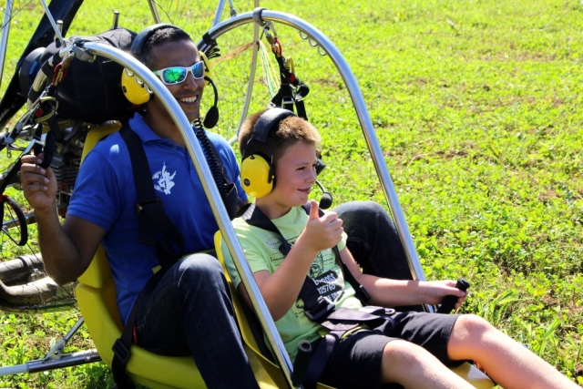 Bautismo infantil en paramotor 