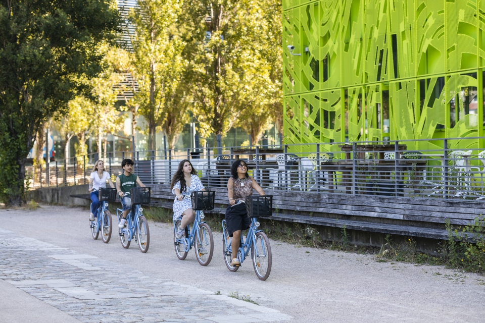 Paseo en bicicleta por Lyon con niños 