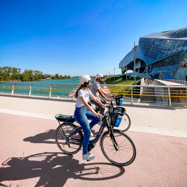 El gran recorrido de Lyon en bicicleta eléctrica 