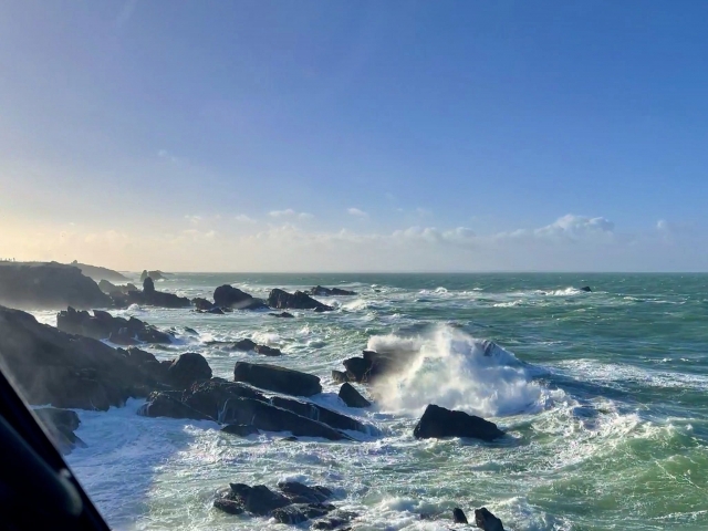  Acérquese a las olas de la bahía de Quiberon 