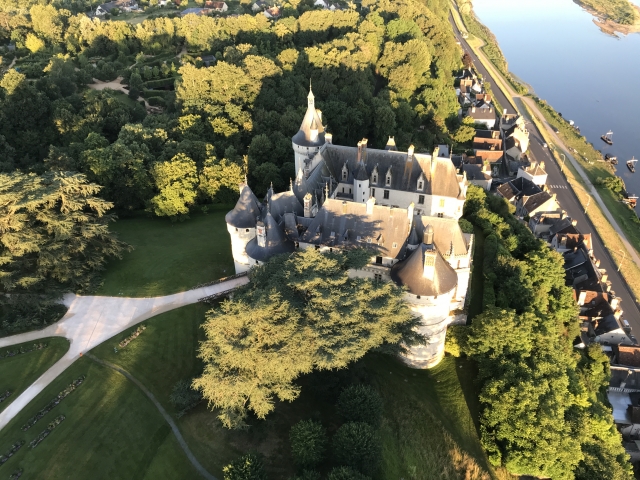 Una vista espléndida del castillo de Chaumont 