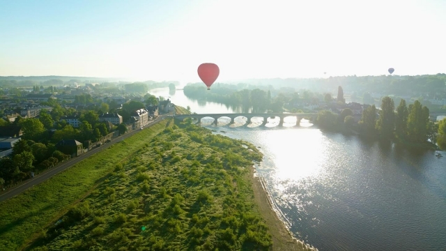 Vuelo en globo aerostático Saumur 1 hora de lunes a viernes