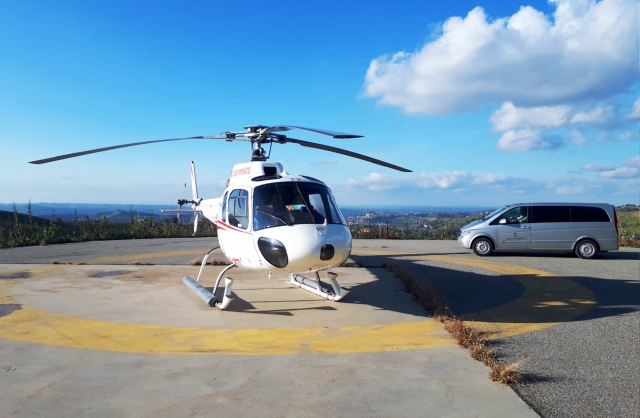  El helipuerto en el que embarcarás en su vuelo 