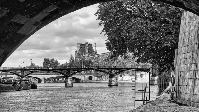  El Sena en blanco y negro 
