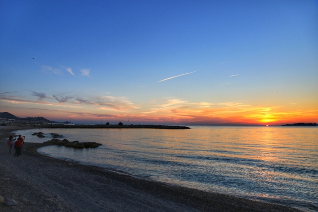  Un atardecer regalando colores excepcionales.