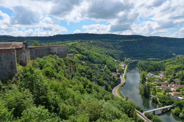  Vista de las fortificaciones de Besançon 
