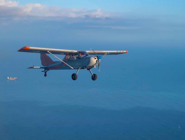  En pleno vuelo 
