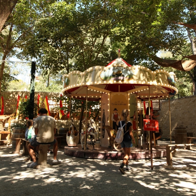  Haga un recorrido en carrusel para niños