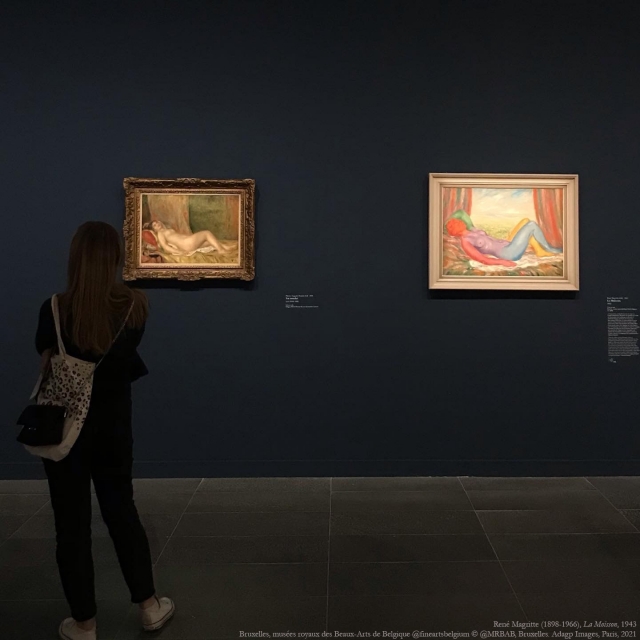 Atmósfera tenue en las salas del museo