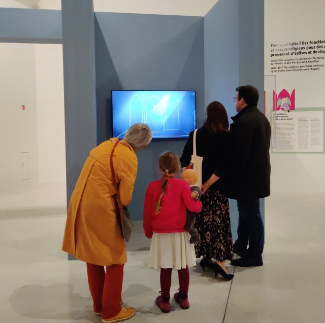 Descubra en familia las salas de exposición 
