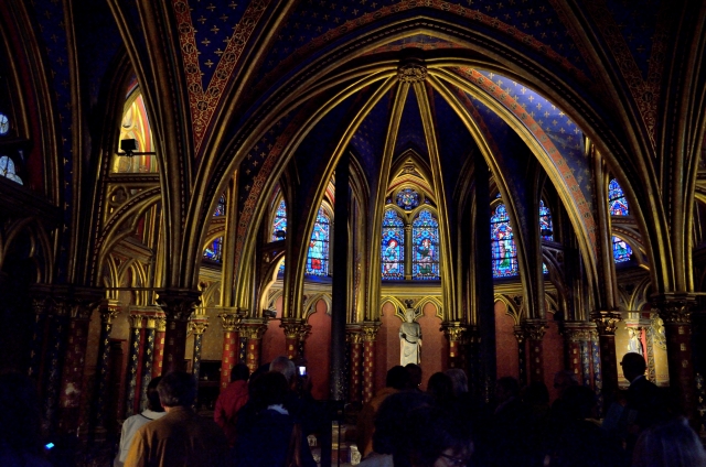  El interior de la Sainle Chapelle 
