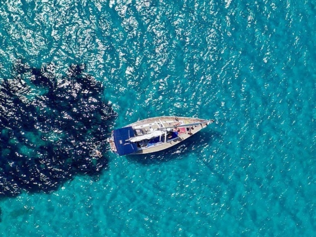 Las aguas azules del Mediterráneo 