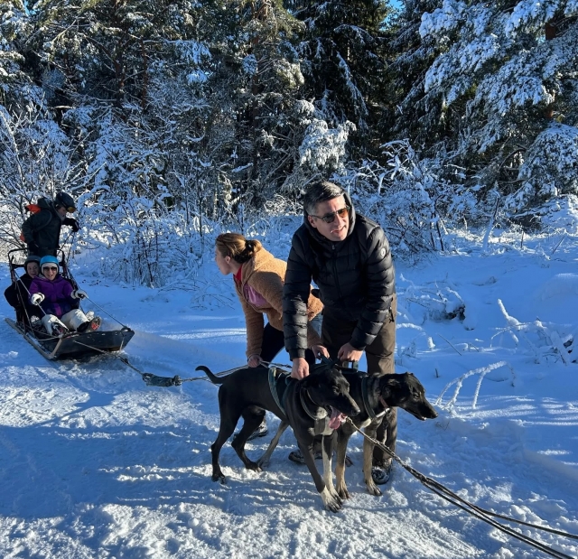  Paseo en trineo por la Châine des Puys 