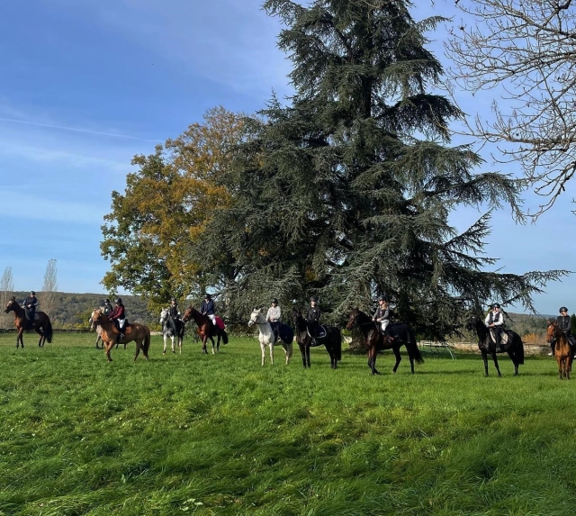 Un vigorizanle paseo a caballo en el lago des Sapins - 1h30