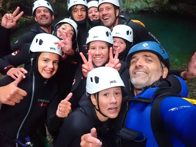  Foto grupal en el cañón de Marc 