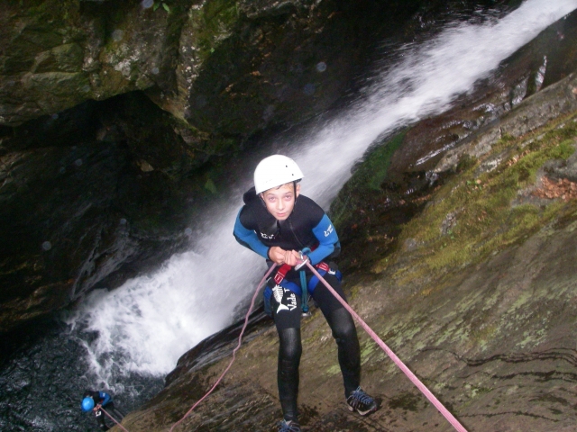 Salida de cányoning en Ariège 
