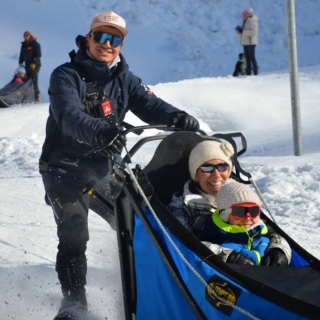 Mushing premium - Plateau de la Croix - Niño - 1h30