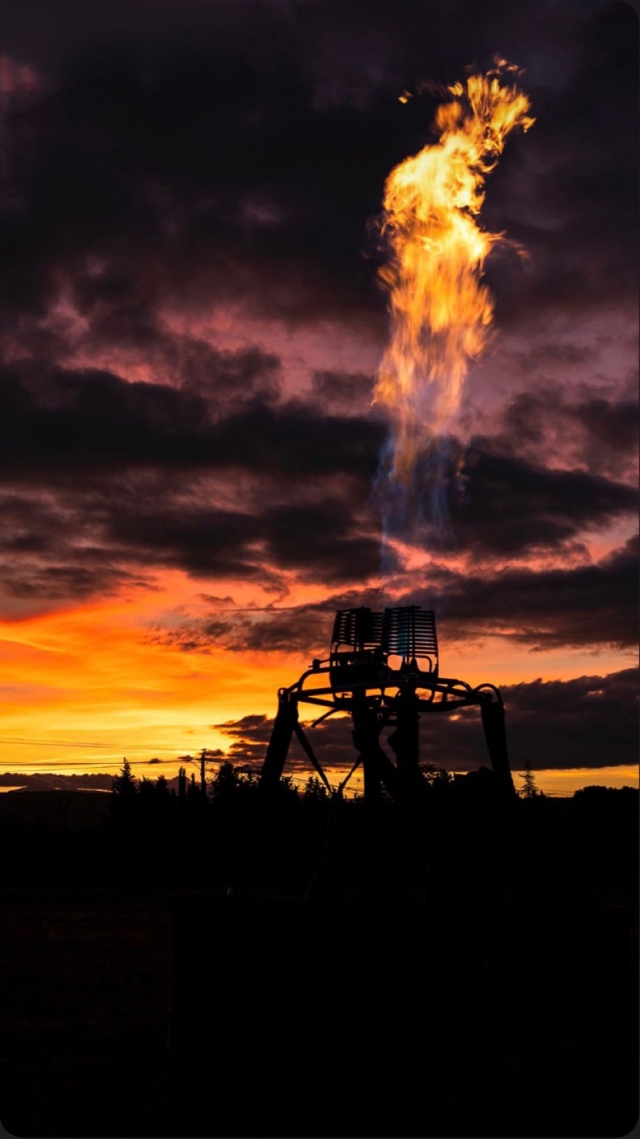  Encendedor encendido en el globo aerostático