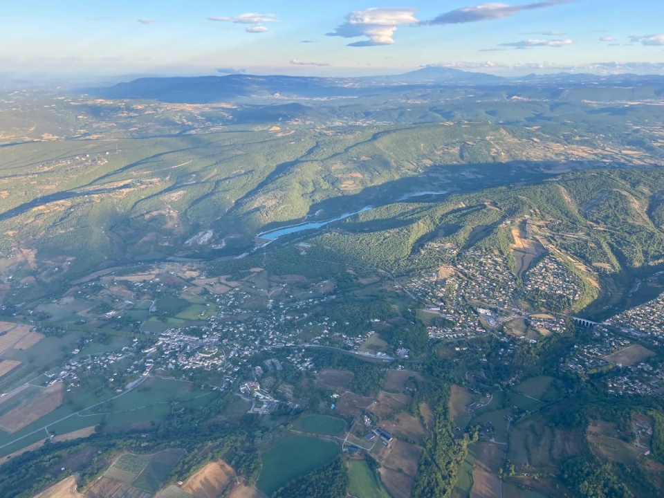 Los Alpes provenzales vistos desde el cielo 