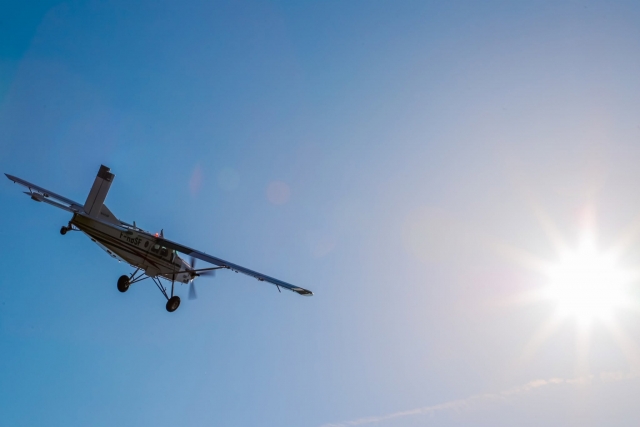  Sobrevolando el cielo de Mimizan 