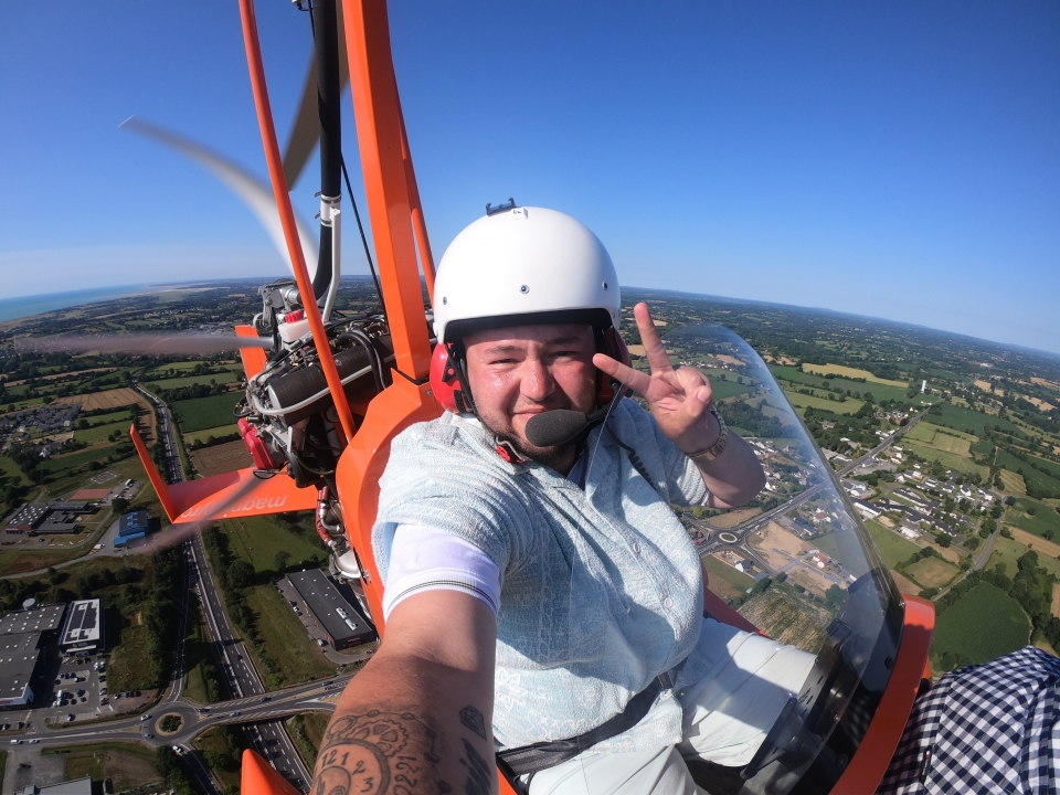 Vuelo sobre Granville en ULM 