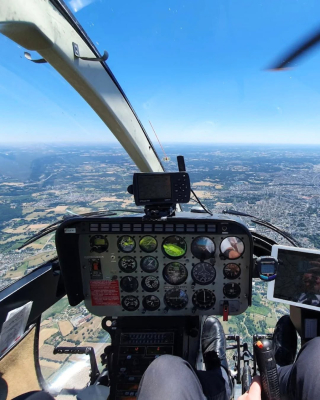 Vuelo en helicóptero Castillos y viñedos de Layon 40'