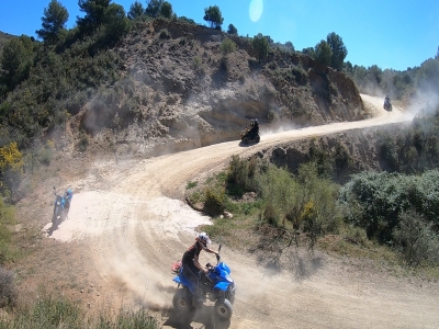 Ruta guiada en cuatrimoto biplaza por Mijas 1Hora