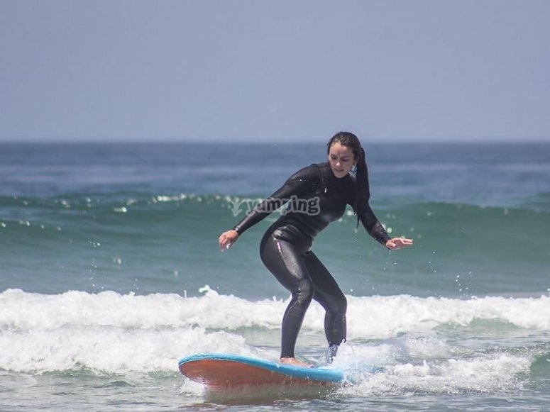 Lección de surf en Rosarito precio extranjeros desde 1335
