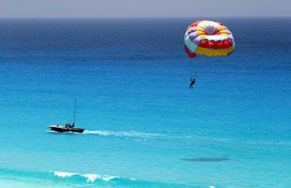 Parasailing en México